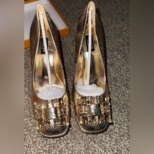 Women’s rhinestone high heels